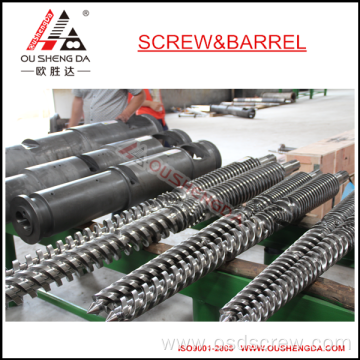 conical twin screw barrel for PS sheet extruder